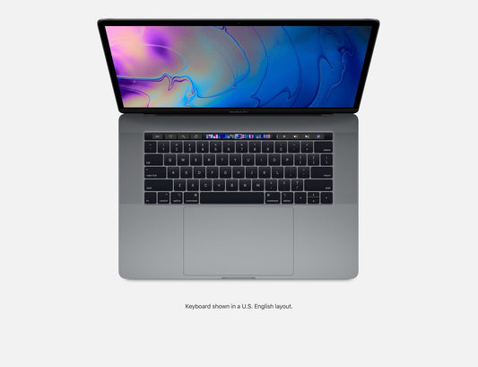 Apple Macbook Pro 15 i7 2.6GHz 6-Core 32GB 512GB Radeon Pro 560X A1990 Space Grey refurbished A- Grade