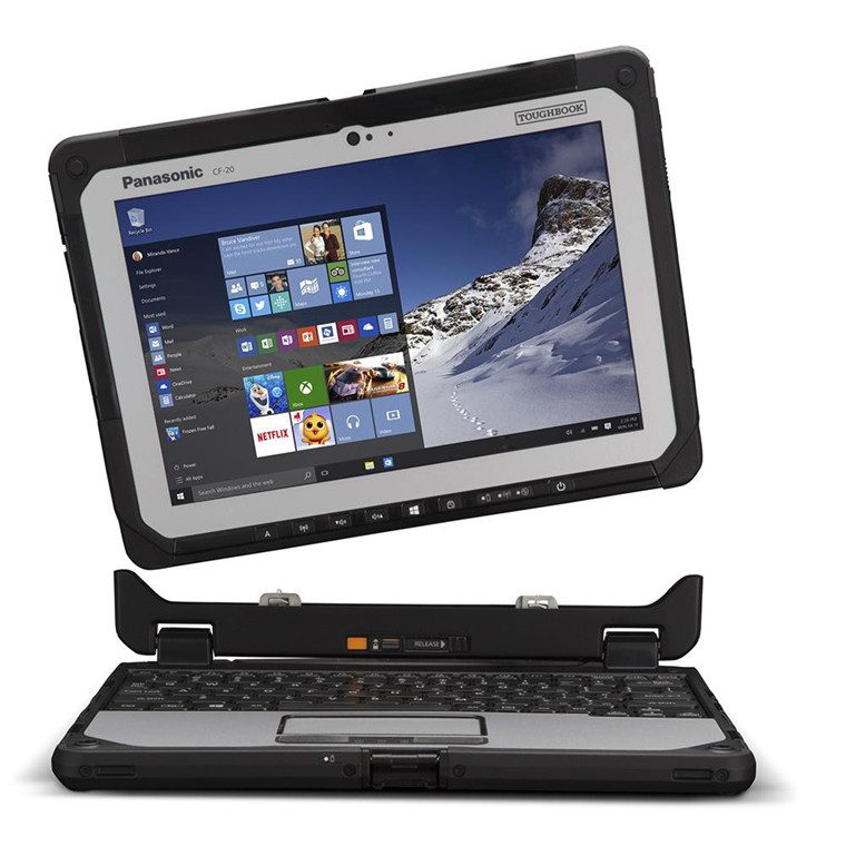 Panasonic Toughbook CF-20 MK1 Intel Core m5-6Y57 1.1GHz 8GB 256GB SSD Win10Pro refurbished