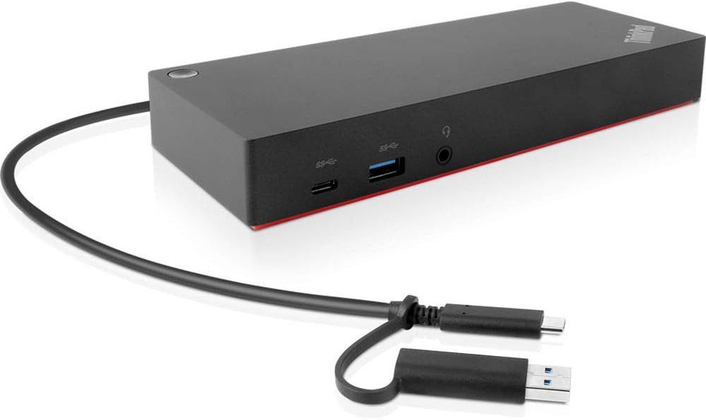 Lenovo DUD9011D1 Thinkpad Hybird USB-C with USB-A Dock w/135w power adapter refurbished