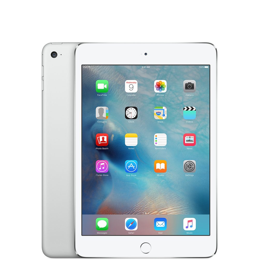 Apple iPad Mini 4 128GB Silver WIFI refurbished
