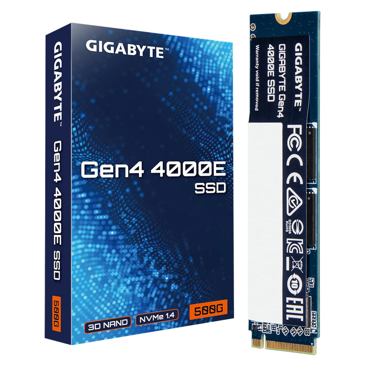 GIGABYTE Gen4 4000E 500GB PCIe 4.0 NVMe M.2 SSD