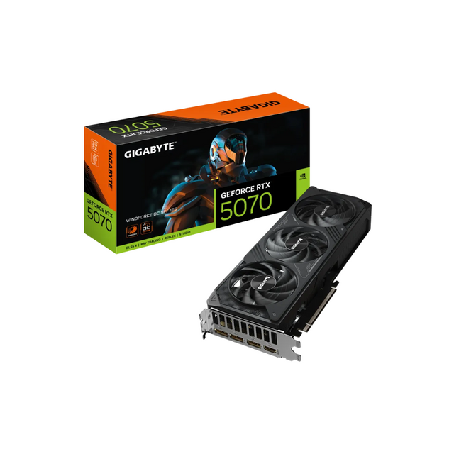 GIGABYTE GeForce RTX 5070 WINDFORCE OC 12GB Graphics Card
