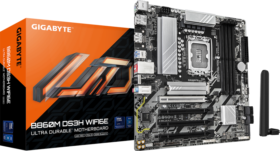 GIGABYTE B860M DS3H WIFI6E LGA1851 DDR5 Motherboard