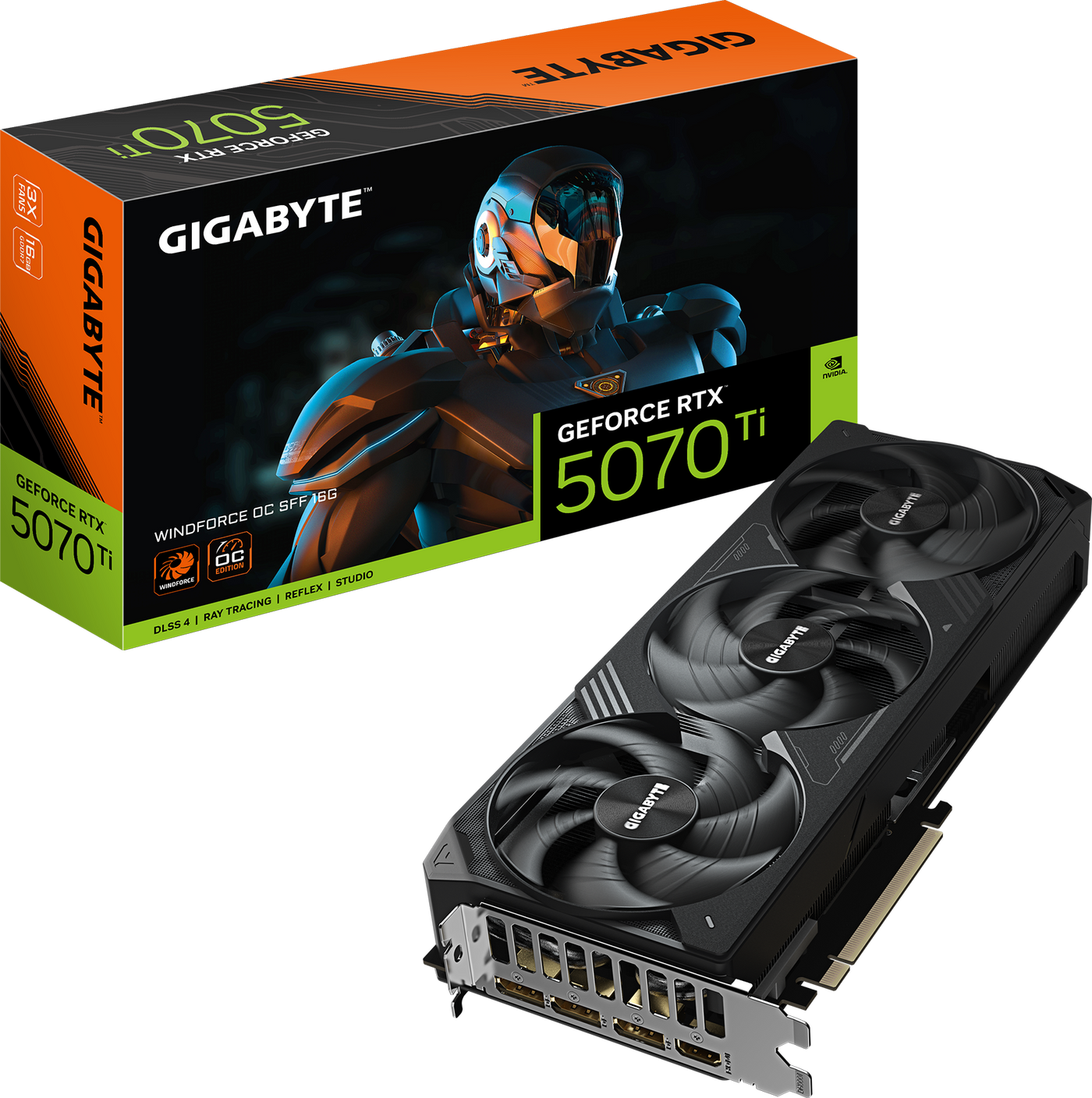 GIGABYTE GeForce RTX 5070 Ti WINDFORCE OC SFF 16GB Graphics Card