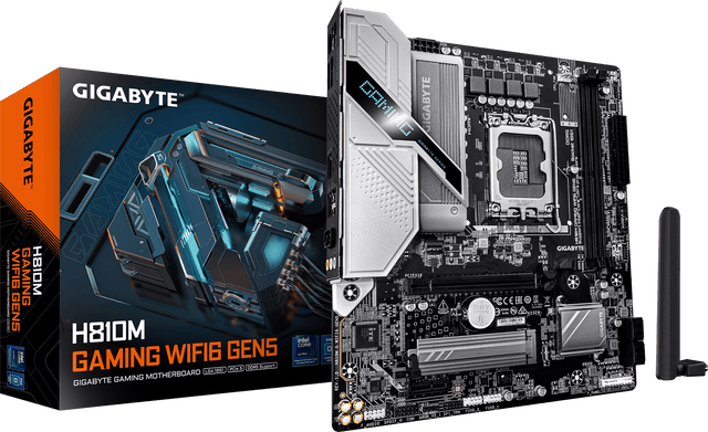 GIGABYTE H810M GAMING WIFI6 GEN5 LGA1851 DDR5 Motherboard
