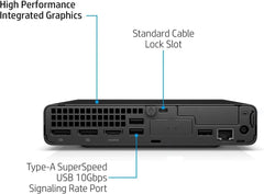 HP Elite Mini 800 G9 i5 12500T 16GB 256GB W11 Pro refurbished