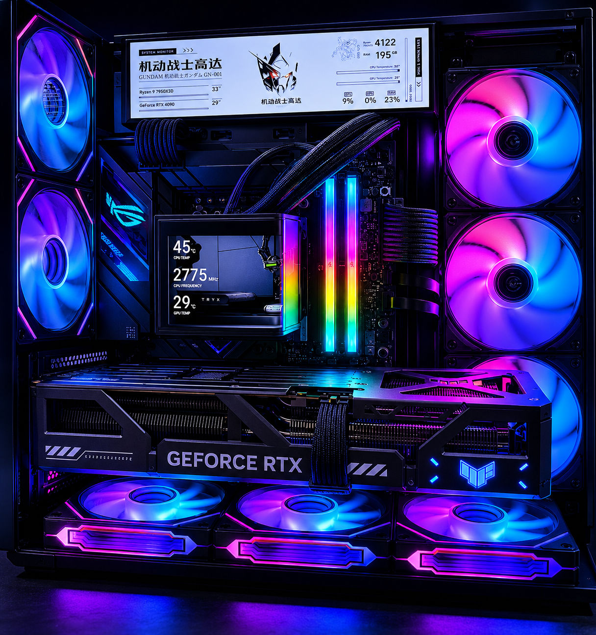 Xtremesystem XF01 Amd Ryzen 7 9850X3D 32GB 2TB RTX5080 850W brand new
