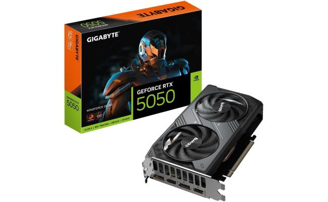 GIGABYTE GeForce RTX 5050 WINDFORCE OC 8GB Graphics Card