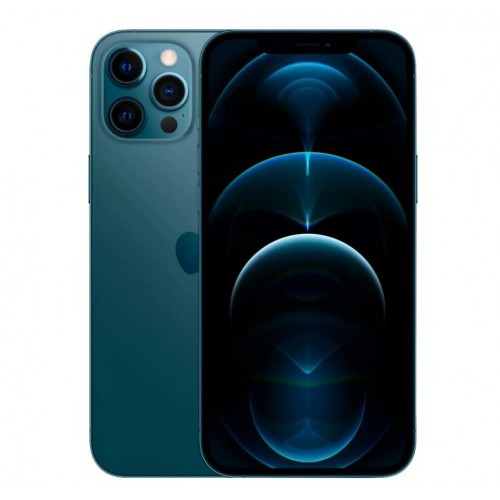 Apple iPhone 12 Pro Max 256GB Pacific Blue — A Grade Premium, 100% Battery — Refurbished