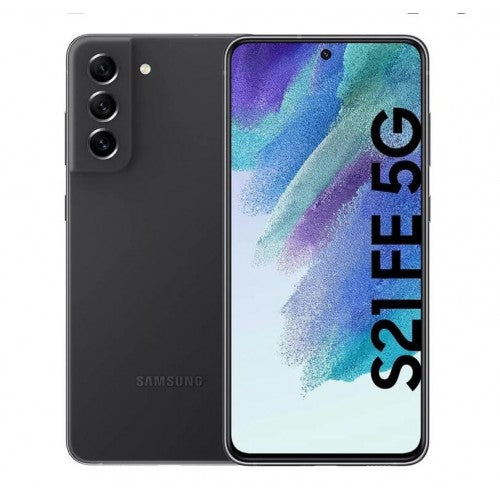 Samsung Galaxy S21 FE 5G 128GB / 6GB Graphite — Excellent Grade — screen scratches; new screen protector fitted — Refurbished