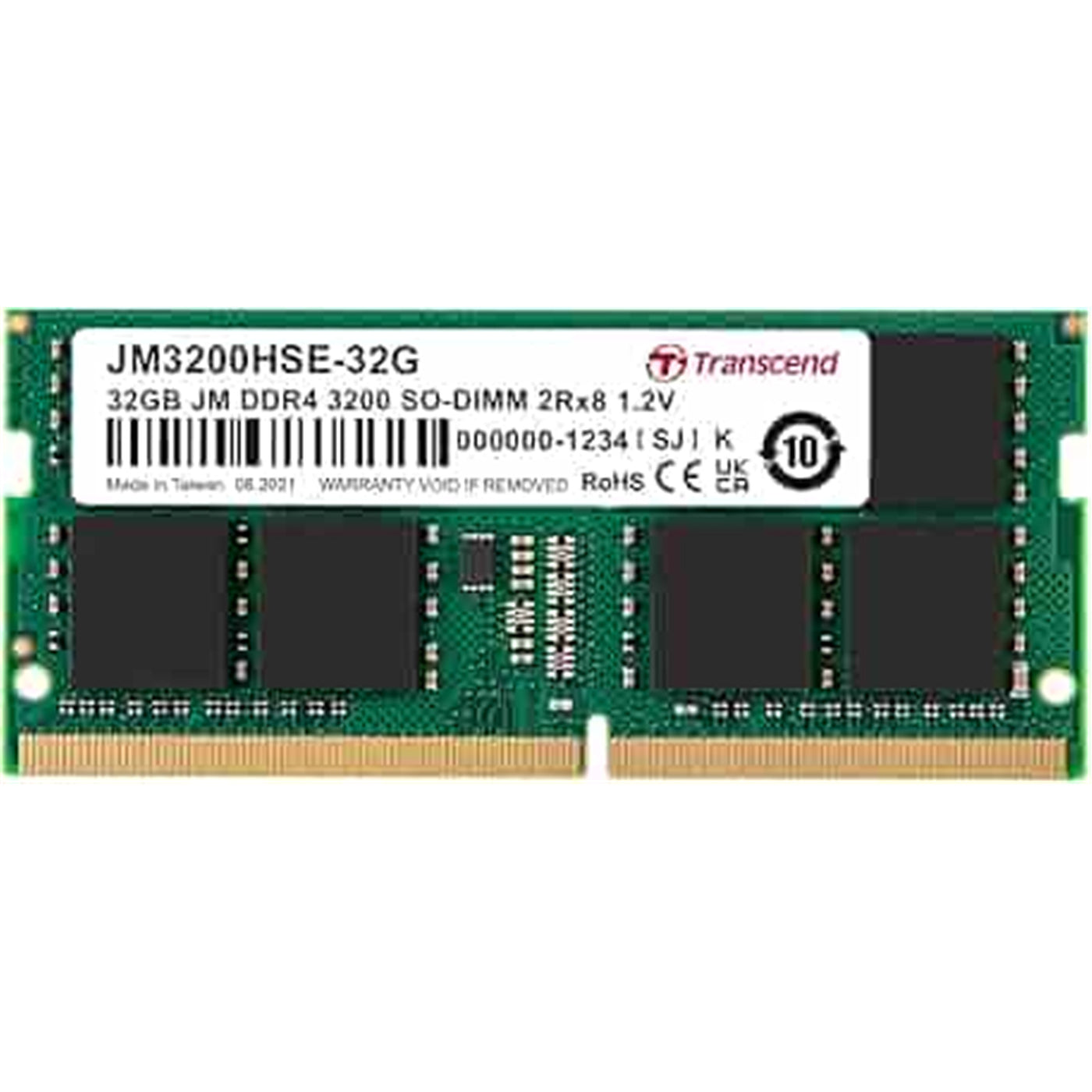 Transcend 32GB DDR4 3200 JM3200HSE-32G
