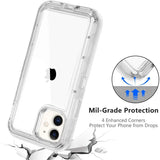 iPhone case For IPhone 15 14 13 12 11 Pro Max XR XS 6S 7 8 Plus Clear/ blue/ Gray Transparent Shockproof Armor Glossy Plain Phone Case Cover
