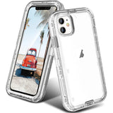 iPhone case For IPhone 15 14 13 12 11 Pro Max XR XS 6S 7 8 Plus Clear/ blue/ Gray Transparent Shockproof Armor Glossy Plain Phone Case Cover