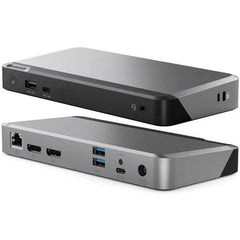 Alogic MX2 USB-C Dual 4K Docking Station, with 65W Power Delivery refurbished