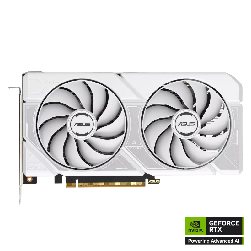 ASUS Dual GeForce RTX 5060 OC 8GB White graphics card