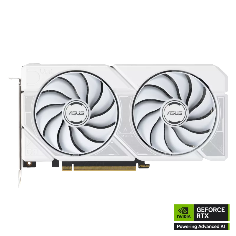 ASUS Dual GeForce RTX 5060 Ti OC 16GB White graphics card