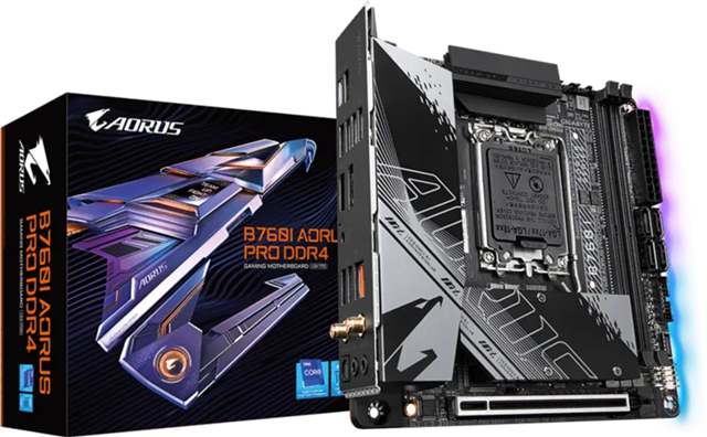 GIGABYTE B760I AORUS PRO DDR4 LGA1700 Mini-ITX Motherboard