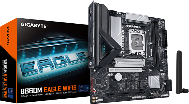 GIGABYTE B860M EAGLE WIFI6 LGA1851 DDR5 mATX Motherboard