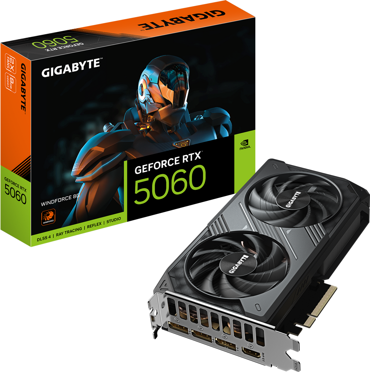 Gigabyte GeForce RTX 5060 WINDFORCE 8GB graphics card