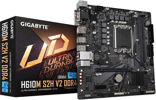 GIGABYTE H610M S2H V2 DDR4 LGA1700 mATX Motherboard