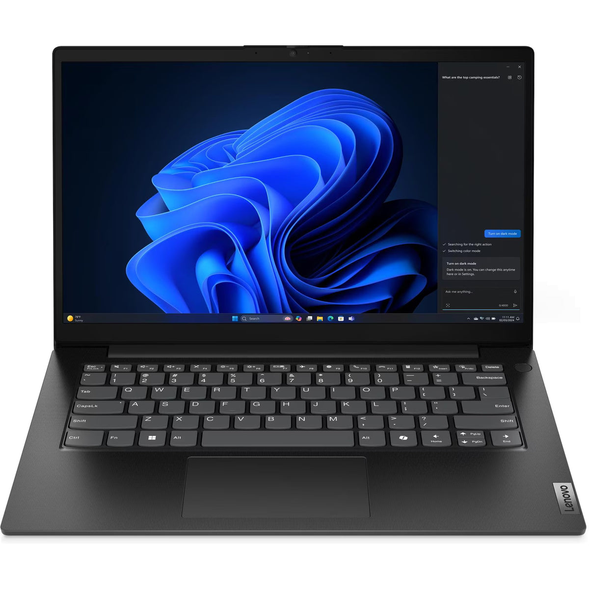 Lenovo V14 G5 IRL laptop, image for illustration only