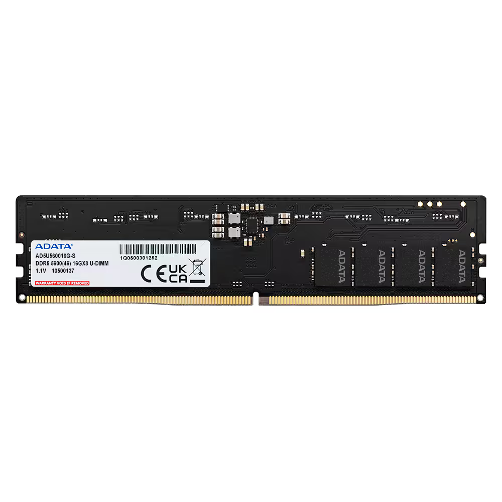 ADATA 16GB DDR5-5600 CL46 U-DIMM Desktop Memory