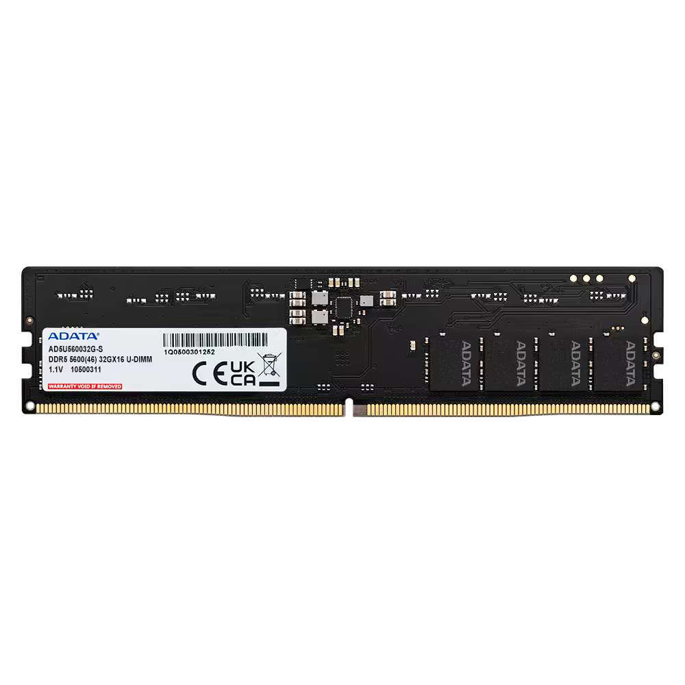 ADATA 32GB DDR5-5600 CL46 U-DIMM Desktop Memory