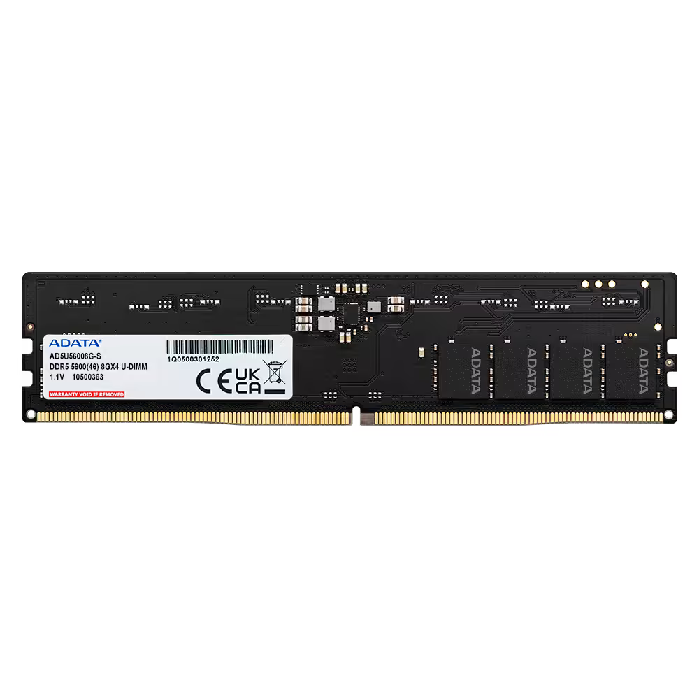 ADATA 8GB DDR5-5600 CL46 U-DIMM Desktop Memory