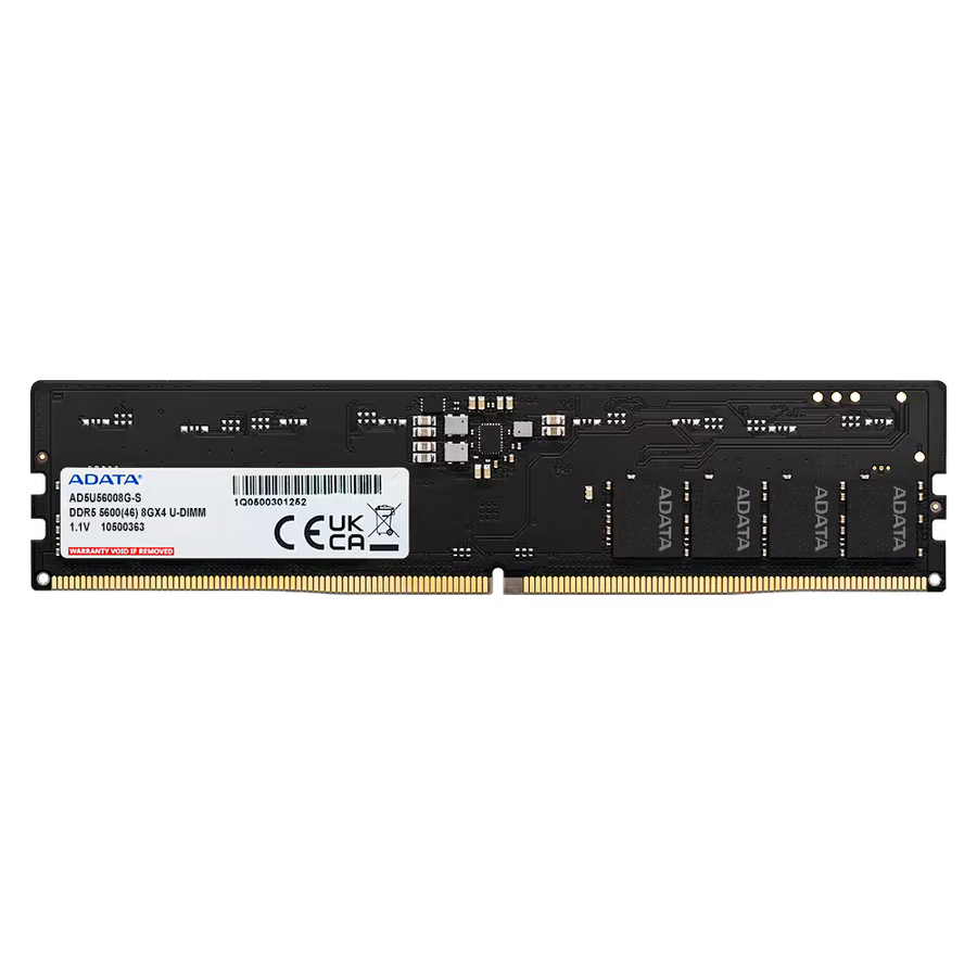 ADATA 8GB DDR5-5600 CL46 U-DIMM Desktop Memory