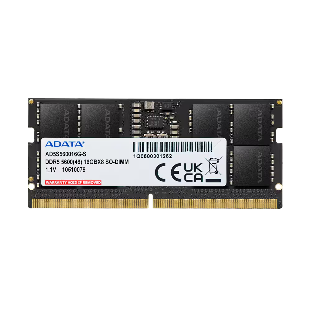 ADATA 16GB DDR5-5600 CL46 SO-DIMM Laptop Memory
