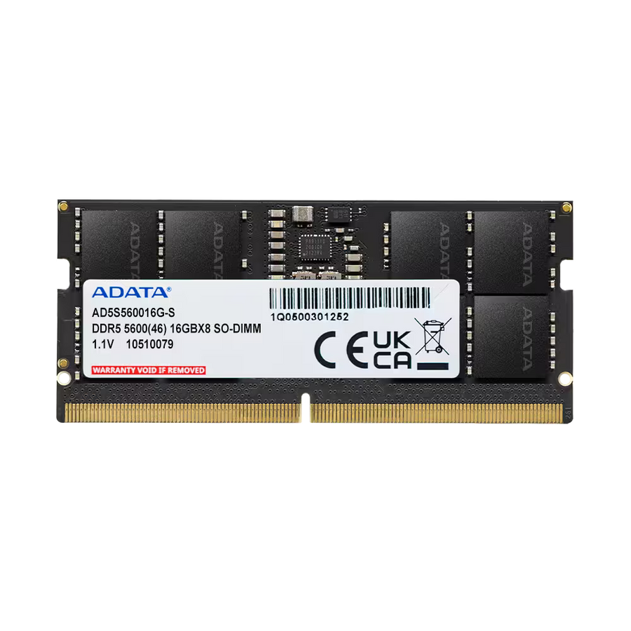 ADATA 16GB DDR5-5600 CL46 SO-DIMM Laptop Memory