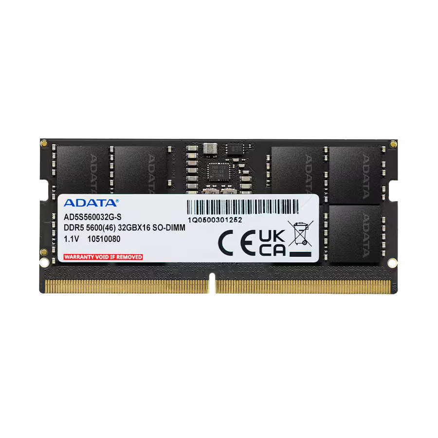 ADATA 32GB DDR5-5600 CL46 SO-DIMM Laptop Memory