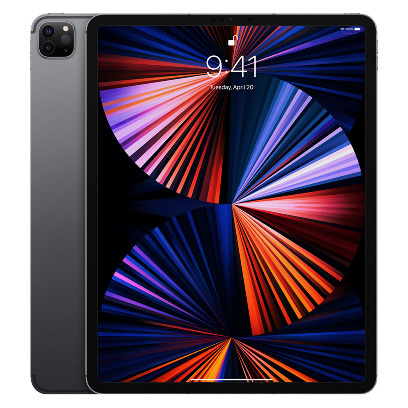 Apple iPad Pro 12.9 5th Gen M1 128GB WIFI+Cellular Space Grey A2461 refurbished
