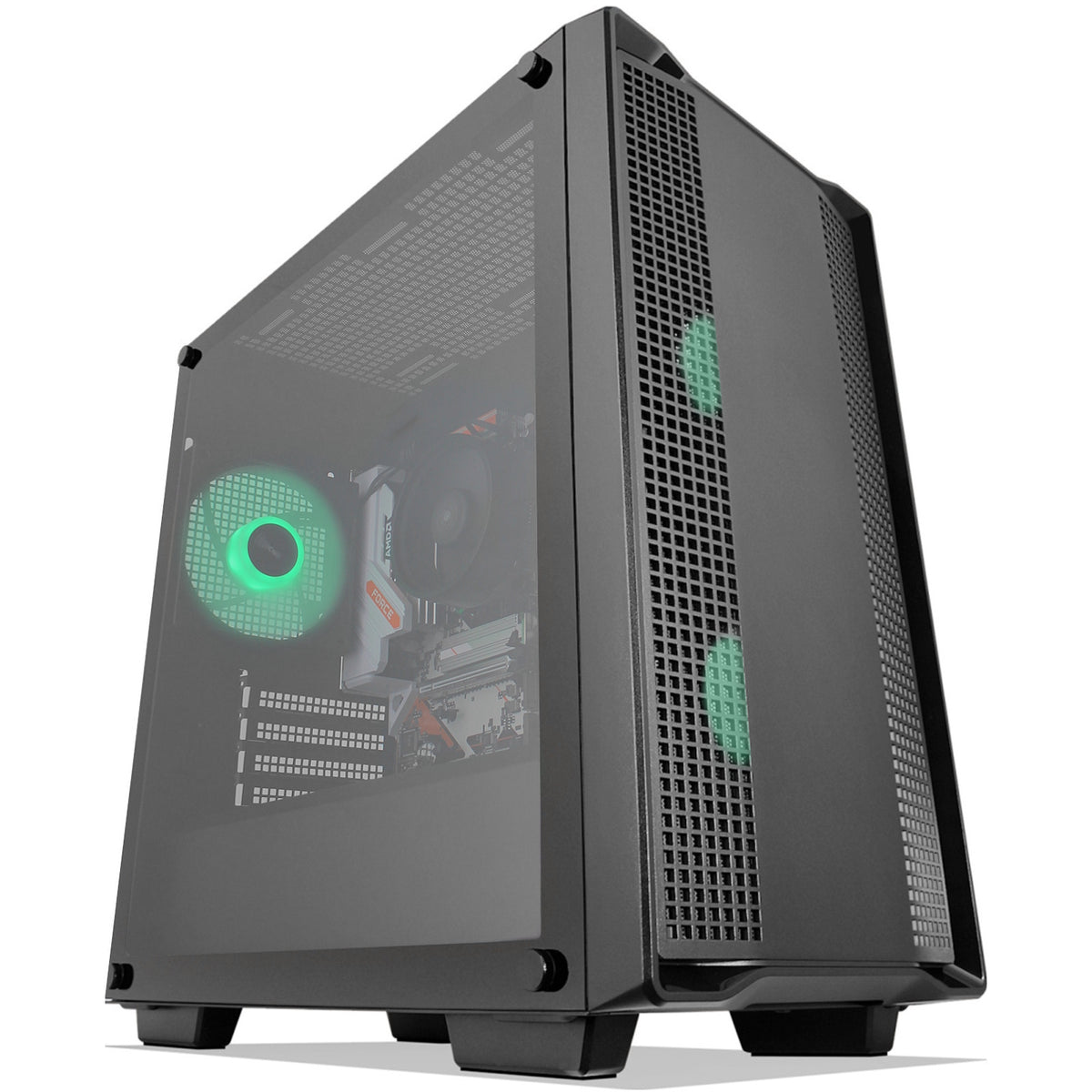 Sample image of XtremeSystem XS02 desktop PC; actual case may vary.
