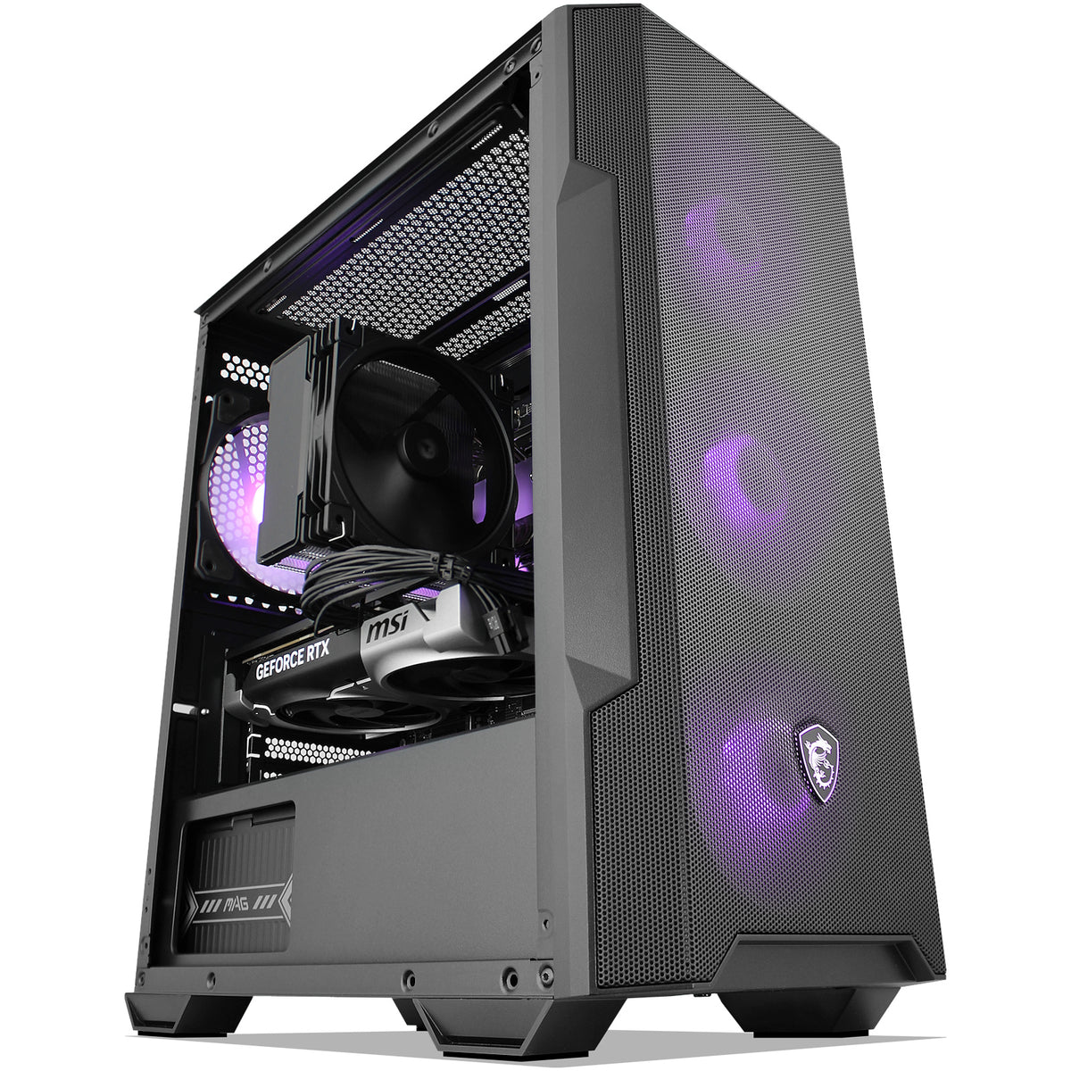 XtremeSystem XSG30 desktop, MSI FORGE M100R black chassis; image is a sample only