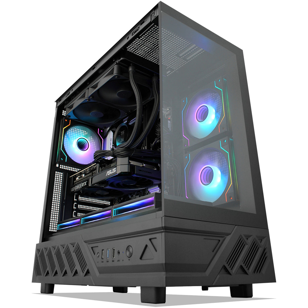 XtremeSystem XSG36 desktop, Darkflash DS950 black case; image is a sample only