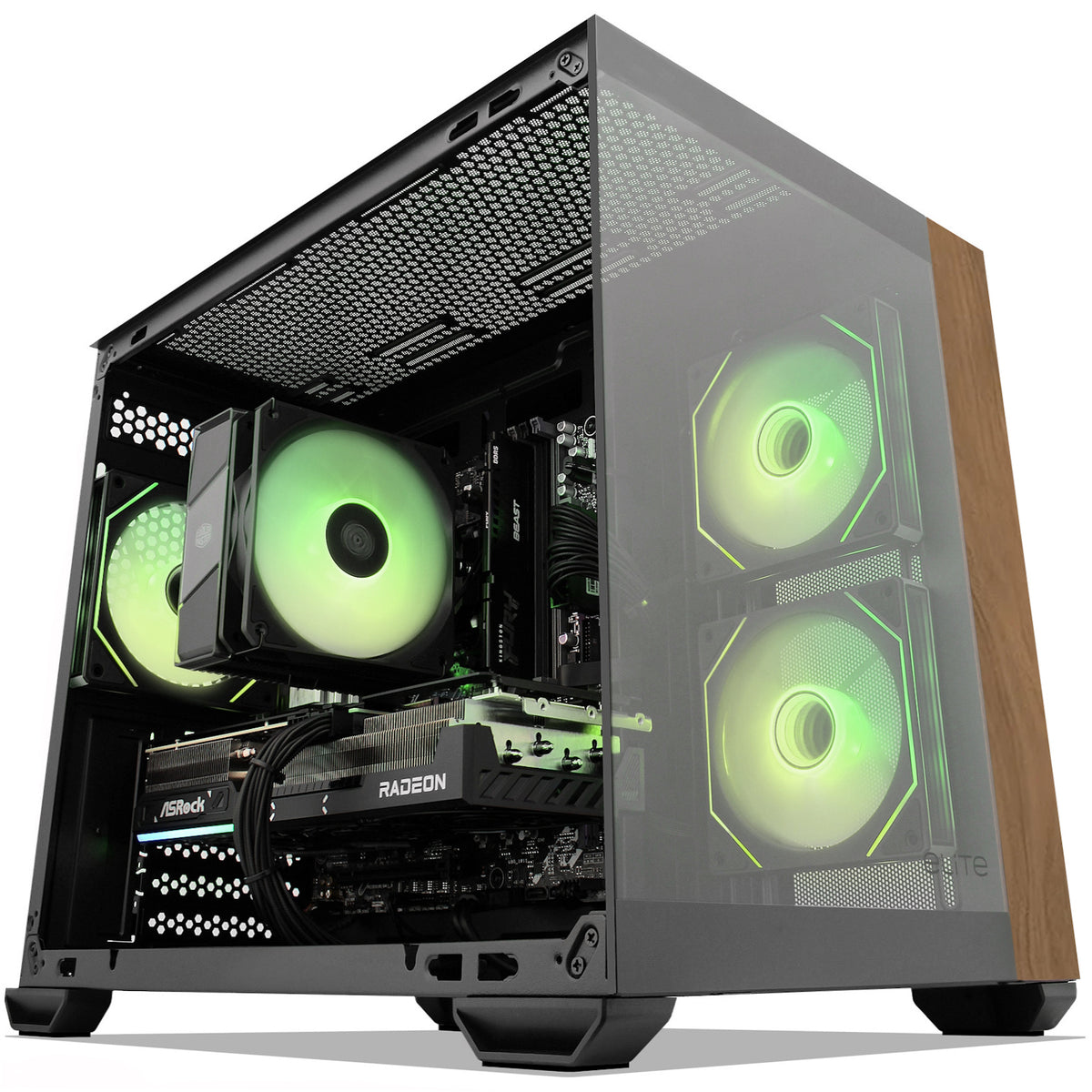 XtremeSystem XSG37 gaming desktop, Cooler Master Elite 481 black case; image is a sample only
