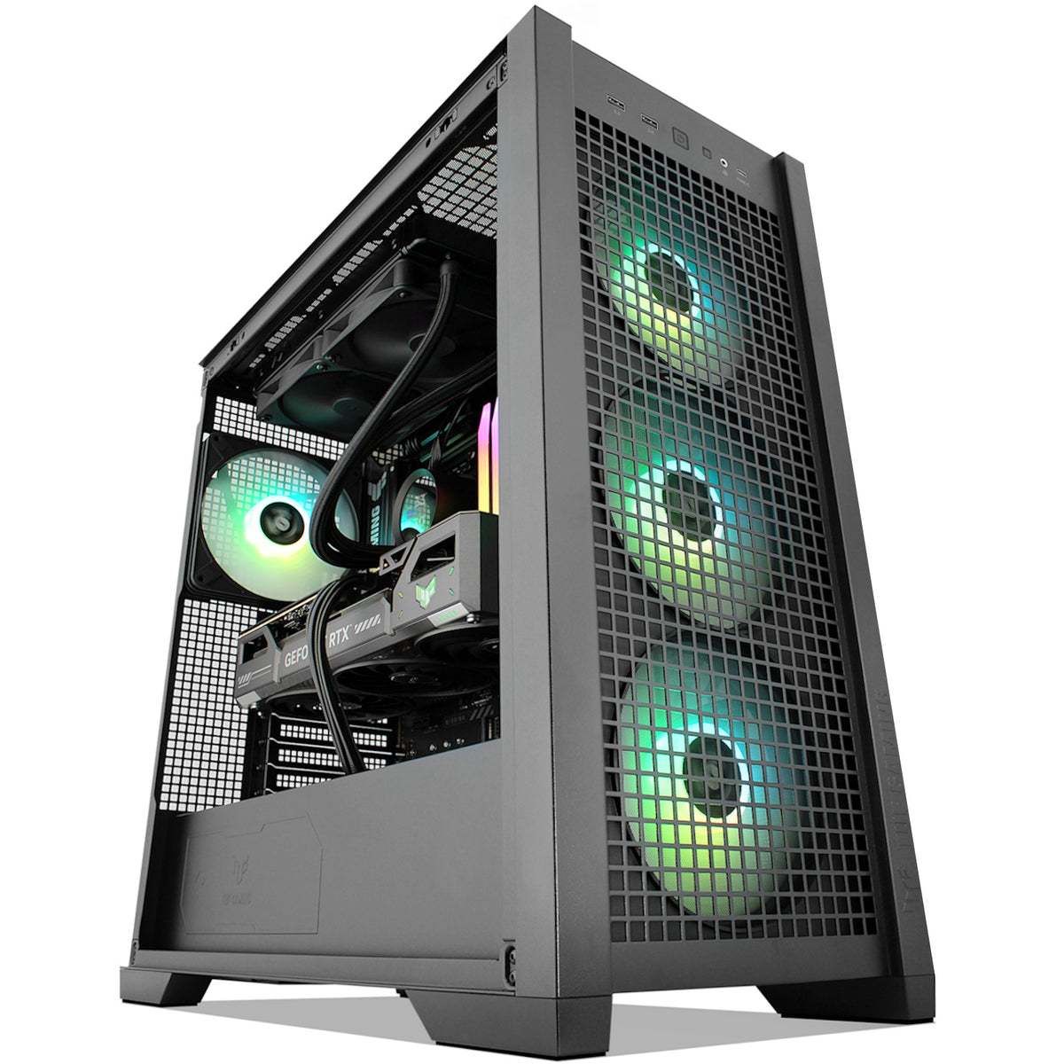 XtremeSystem XSG39 gaming desktop, ASUS TUF GT302 black case; image is a sample only