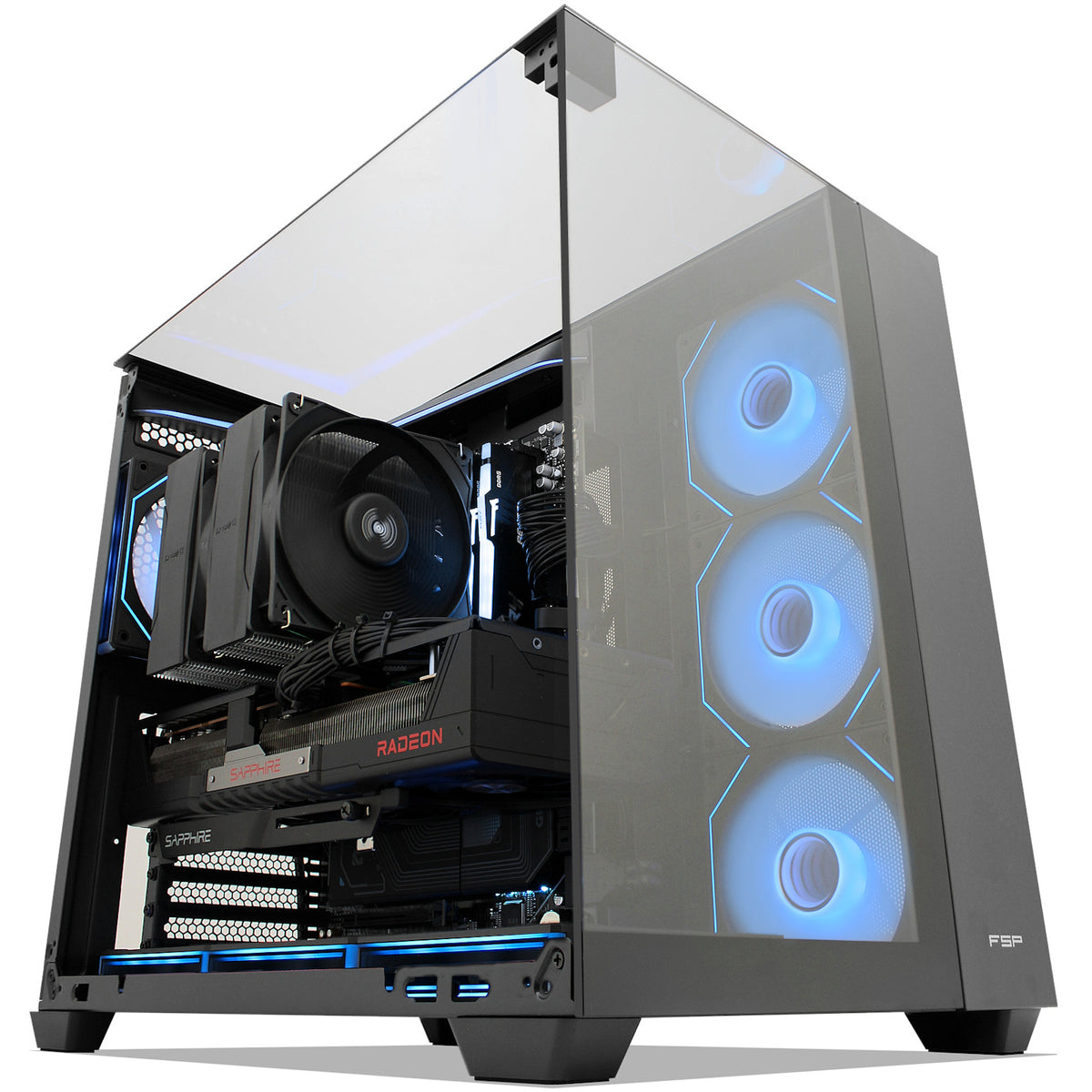 XtremeSystem XSG40 gaming desktop, FSP M541 black case; image is a sample only
