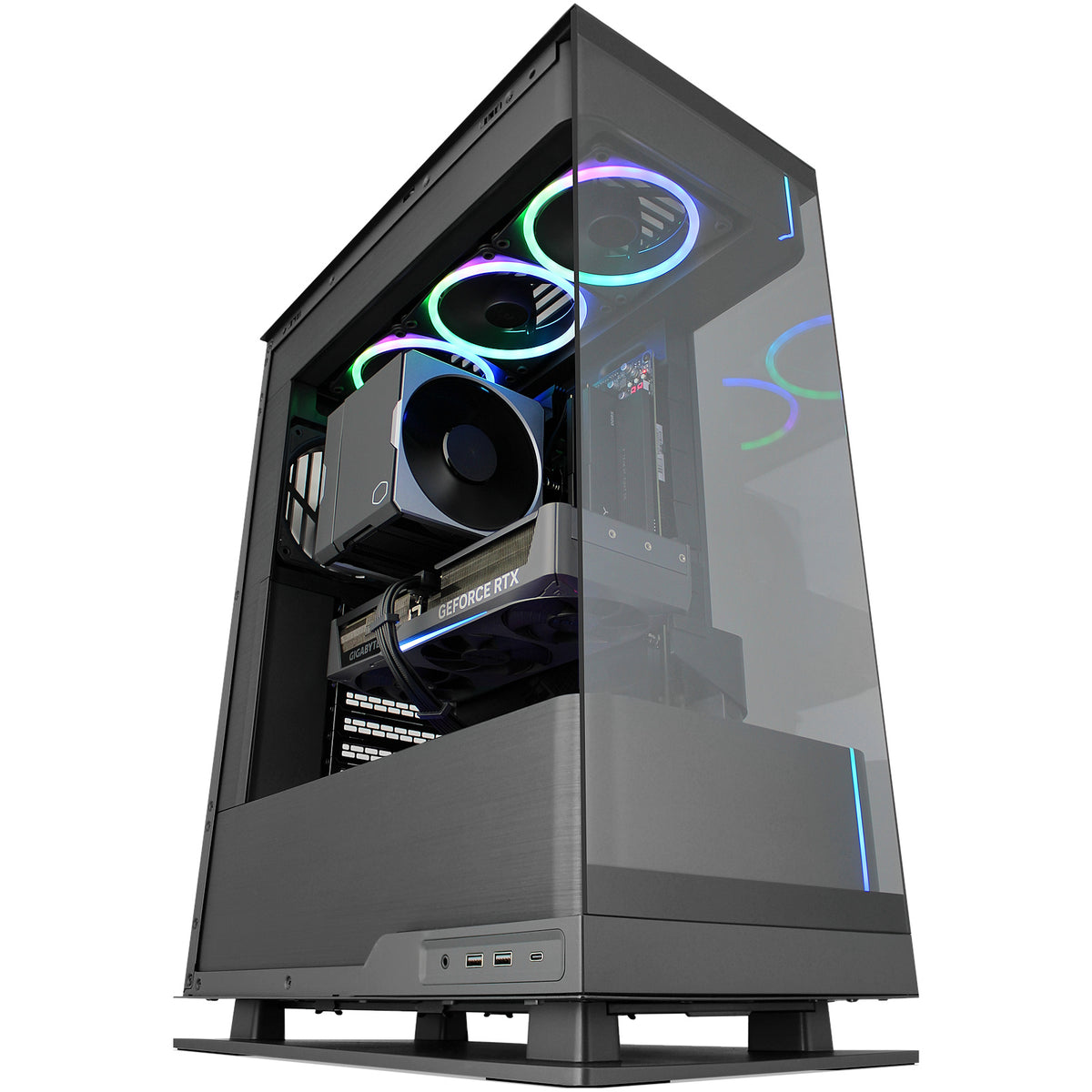 XtremeSystem XSG42 gaming desktop, Phanteks Evolv X2 black case; image is a sample only