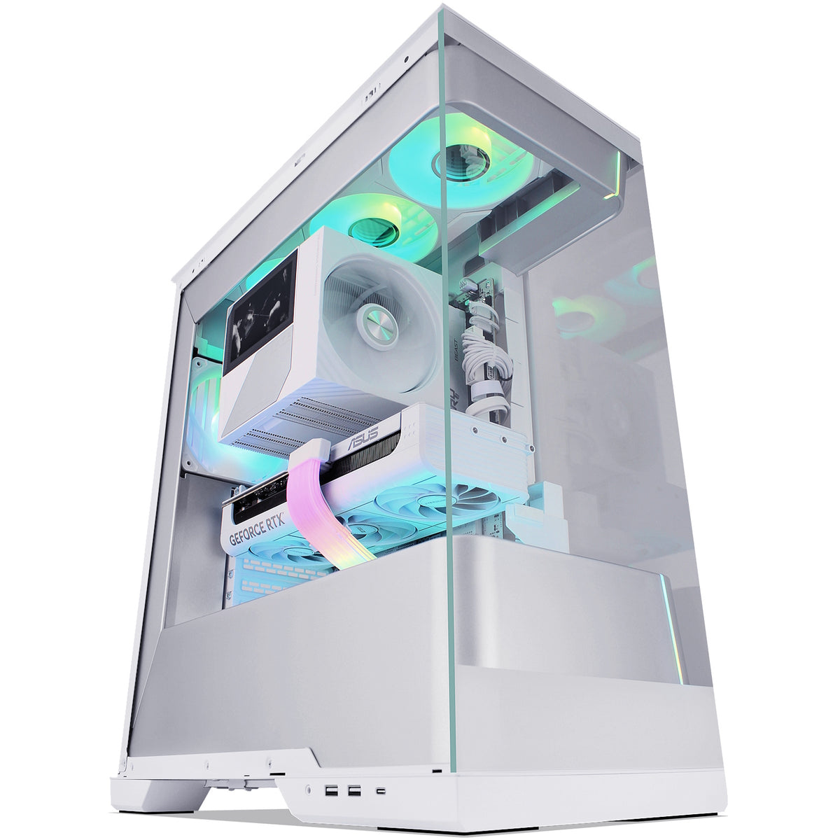 XtremeSystem XSG44 gaming desktop, Phanteks Evolv S2 White case; image is a sample only